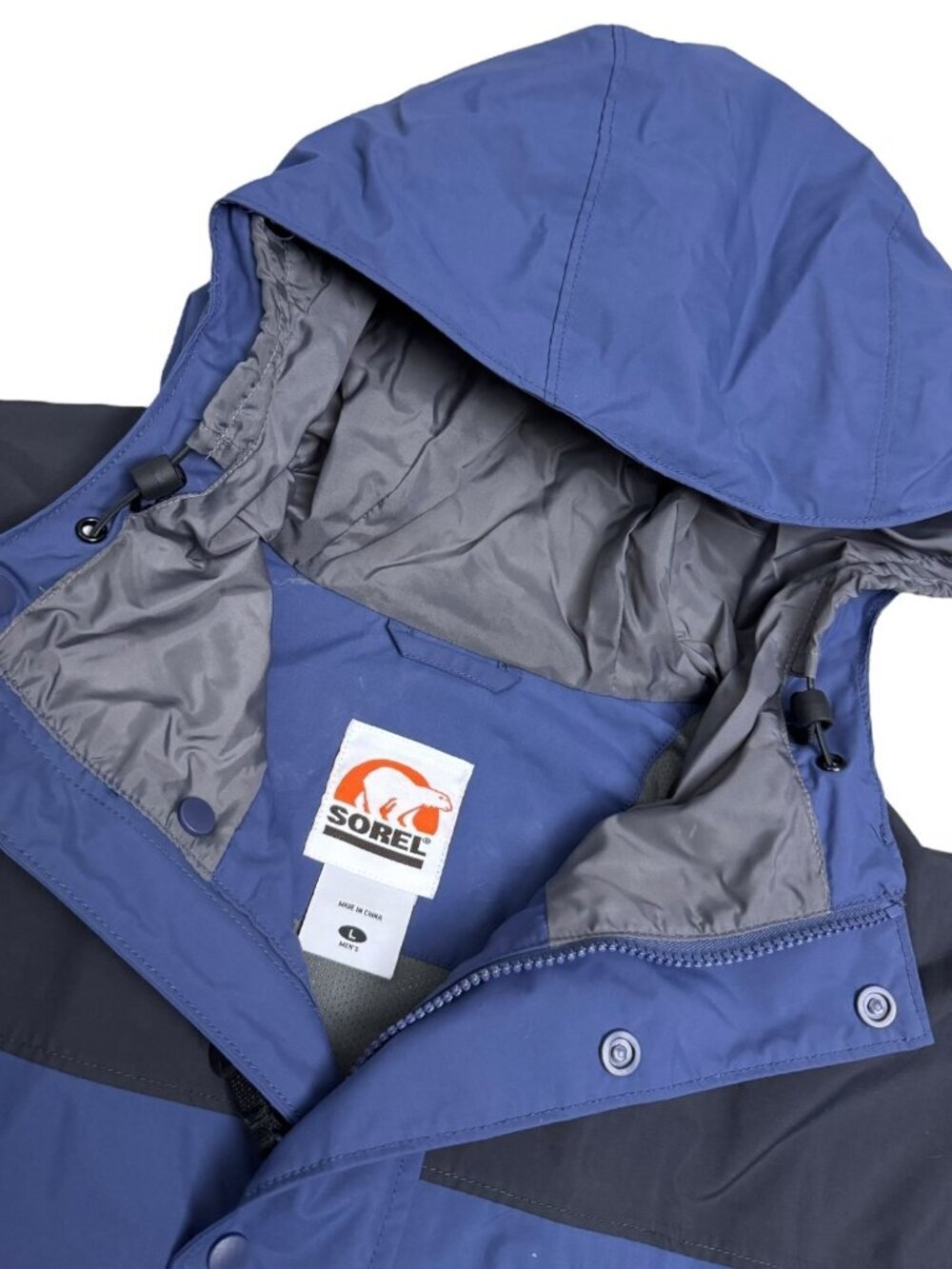 SOREL Waterproof Windbreaker Outdoor Ski Rain Designer Jacket Mens Large - Picture 4 of 7